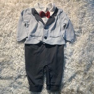 CAT & JACK BOW TIE & JACKET OUTFIT "VAMPIRE OR MAGICIAN'S HALLOWEEN COSTUME"